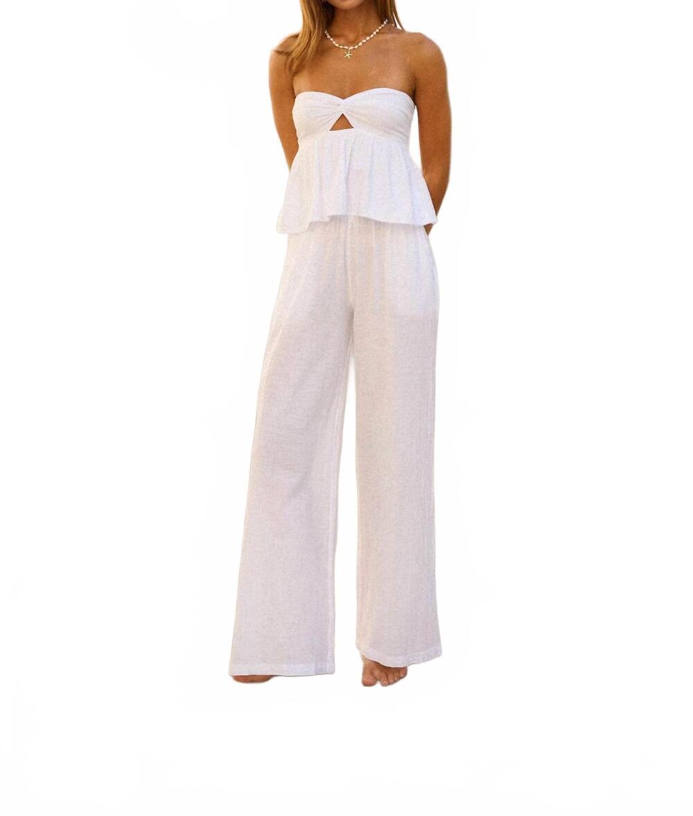 NEW BLANCO BY NATURE azure pant in white